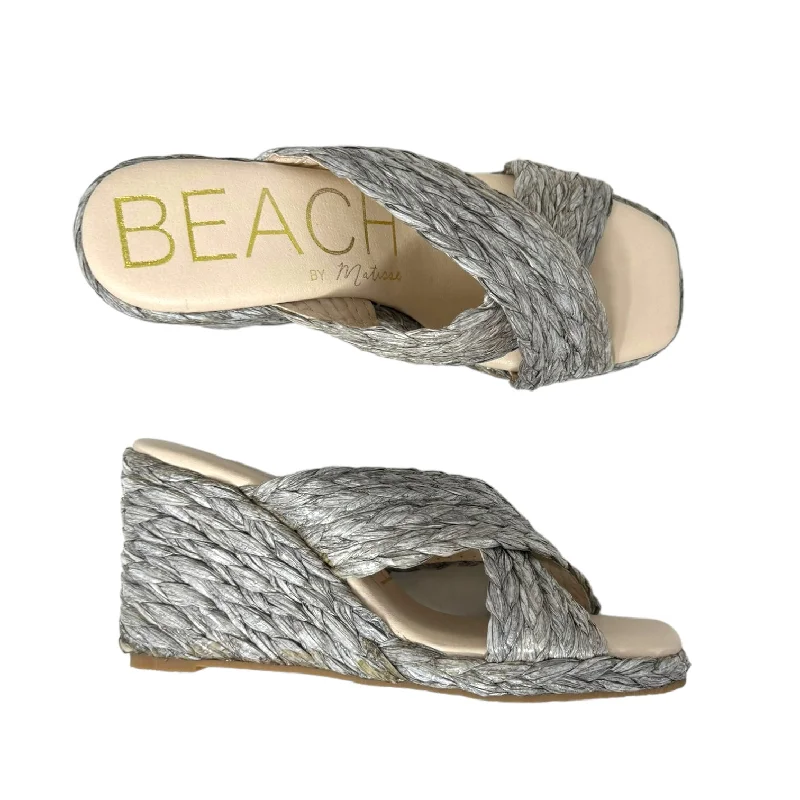 Luxe Influence Bondi Wedge Sandals Matisse, Size 9