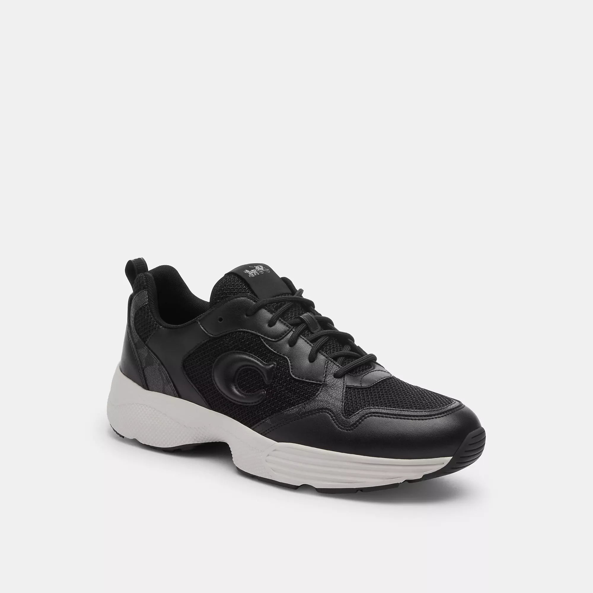 Edgy Sophistication Coach Outlet Strider Sneaker In Signature Canvas