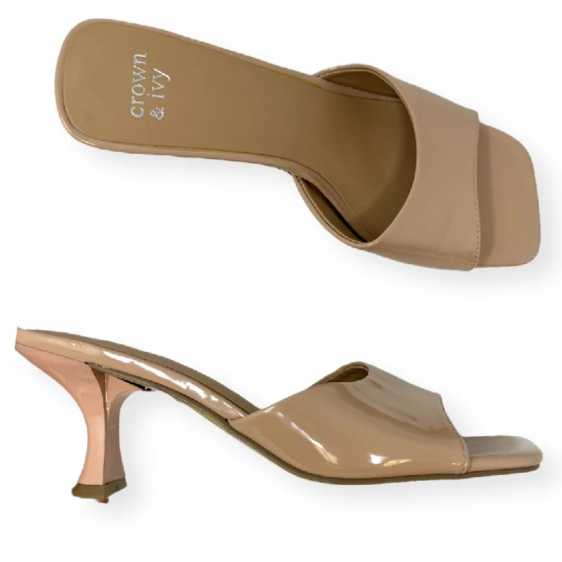 High Impact Stacy Heeled Sandals Crown And Ivy, Size 6