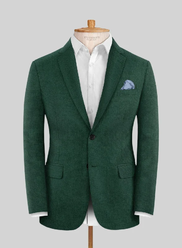 Marco Stretch Emerald Green Wool Jacket