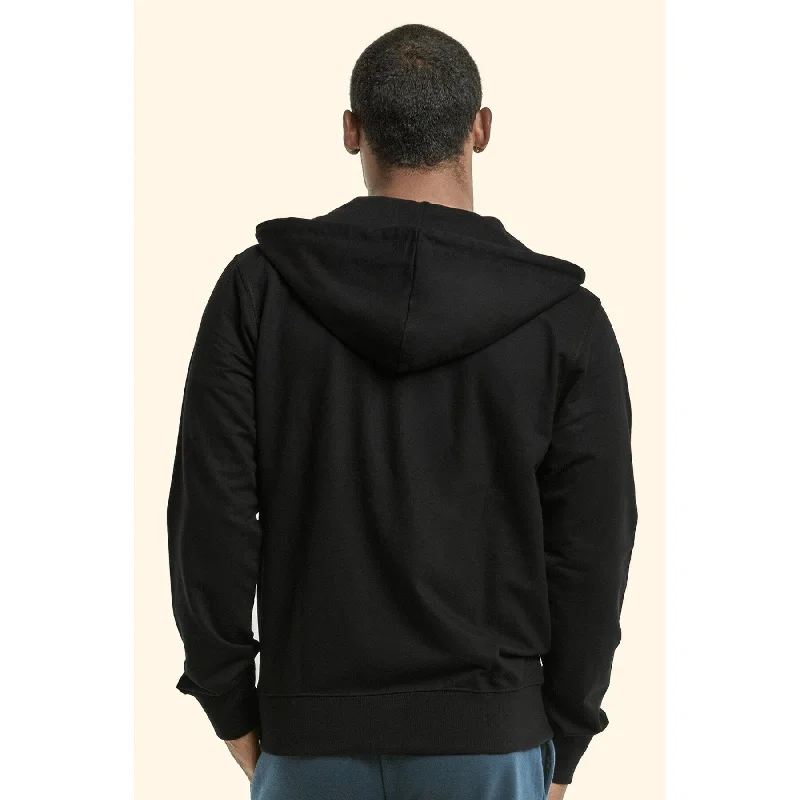 Men's Hooded Full Zip Terry Sweater