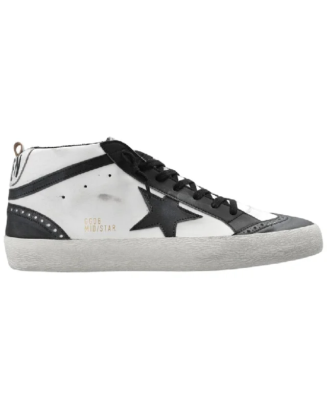 Sumptuous Finish Golden Goose Mid Star Leather Sneaker