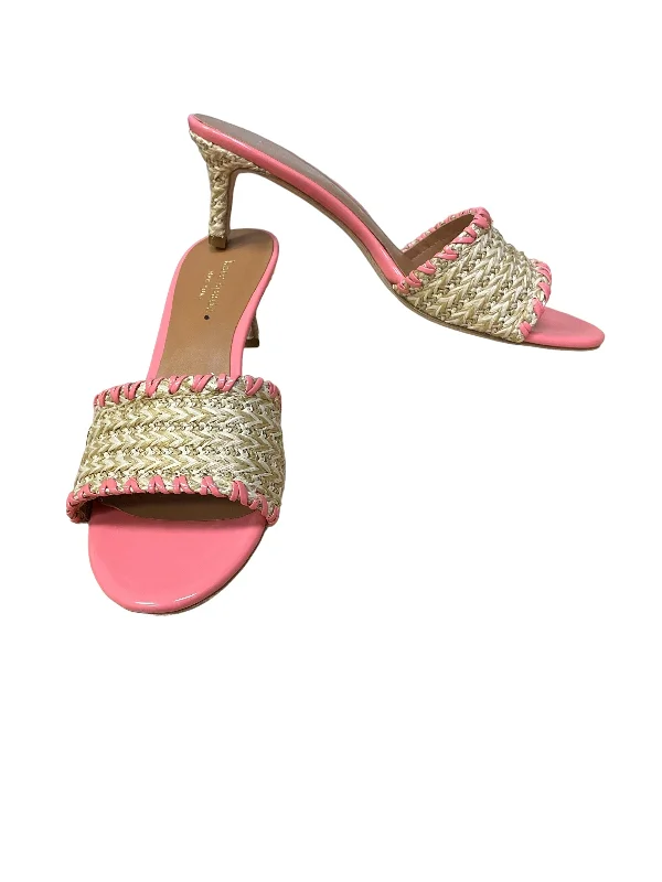 Bold Flair Coral Sandals Designer Kate Spade, Size 8