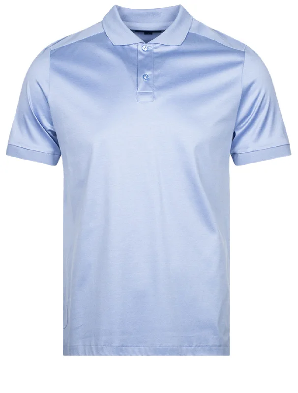 Blue Short Sleeve 2 Button Polo