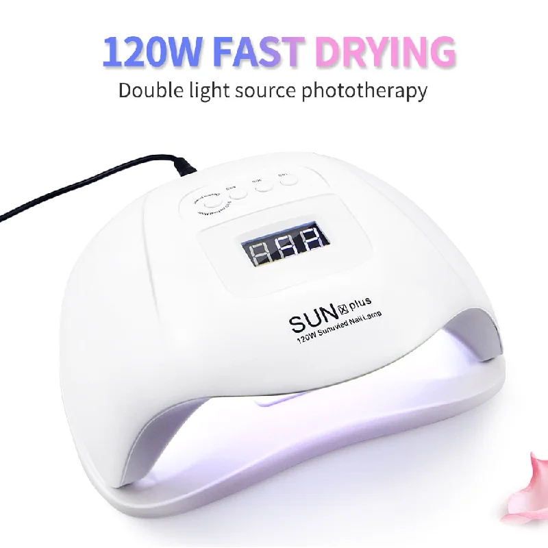 120W SUNX PLUS UV LED Lamp Nail dryer For All Gels 36 LEDs Dryer Lamp Polish Sun Light Timer 10/30/60s For Nail Dryer