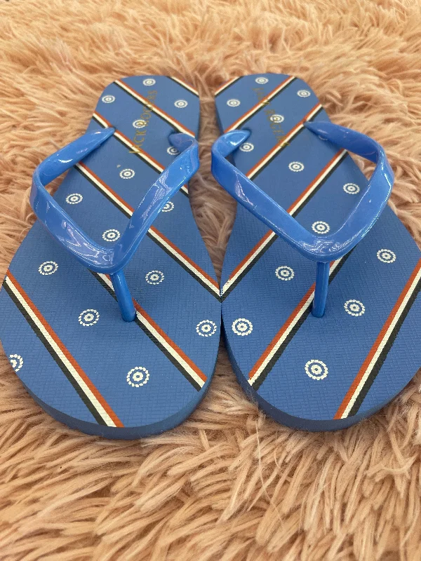 Street Style Blue Sandals Flip Flops Jack Rogers, Size 7.5