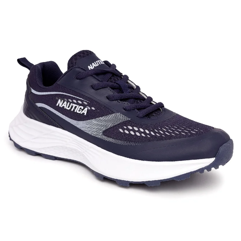 Contemporary Twist Nautica Logo Mesh Sneaker
