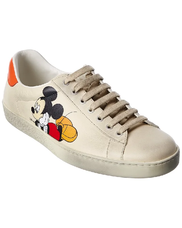 Trendsetting Look Gucci x Disney Ace Leather Sneaker