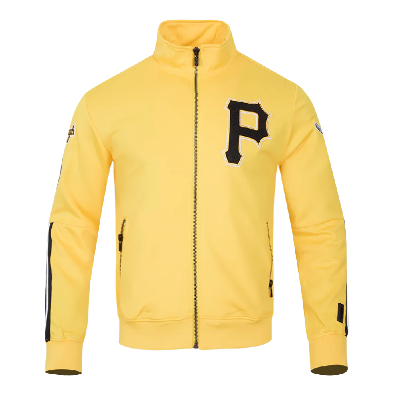 MLB PITTSBURGH PIRATES CLASSIC MEN'S DK TRACK JACKET (YELLOW)