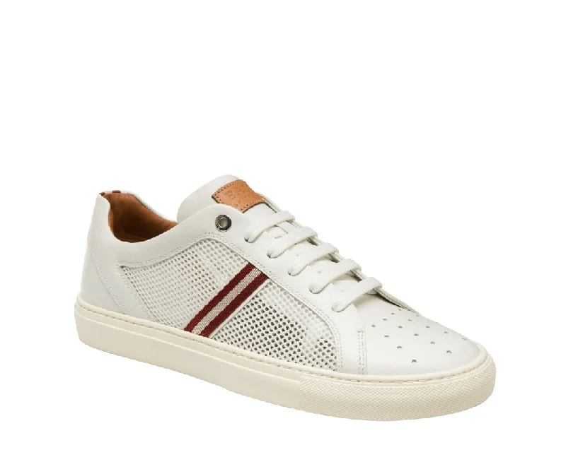 Minimalist Luxe Bally Men's Calf Leather Sneakers With   -- (7 D S)