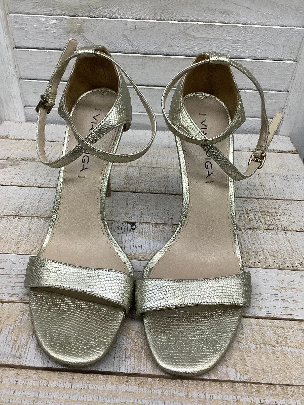 Rich Texture Sandals Heels Stiletto By Via Spiga  Size: 7.5