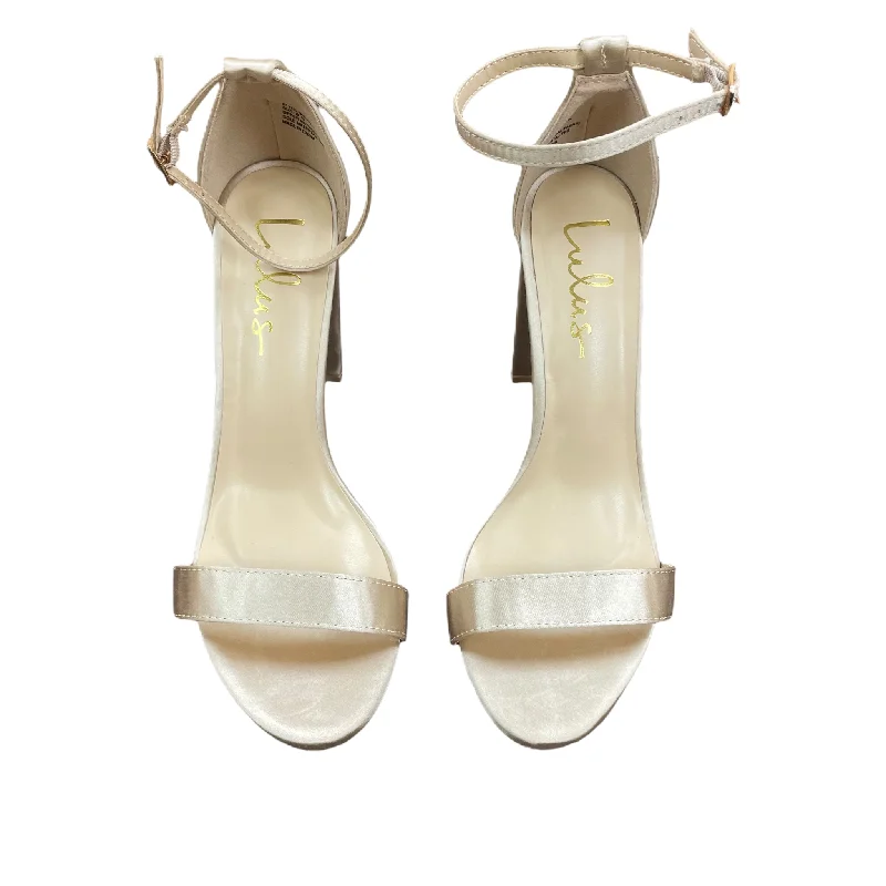 Graceful Charm Sandals Heels Block By Lulus  Size: 8.5