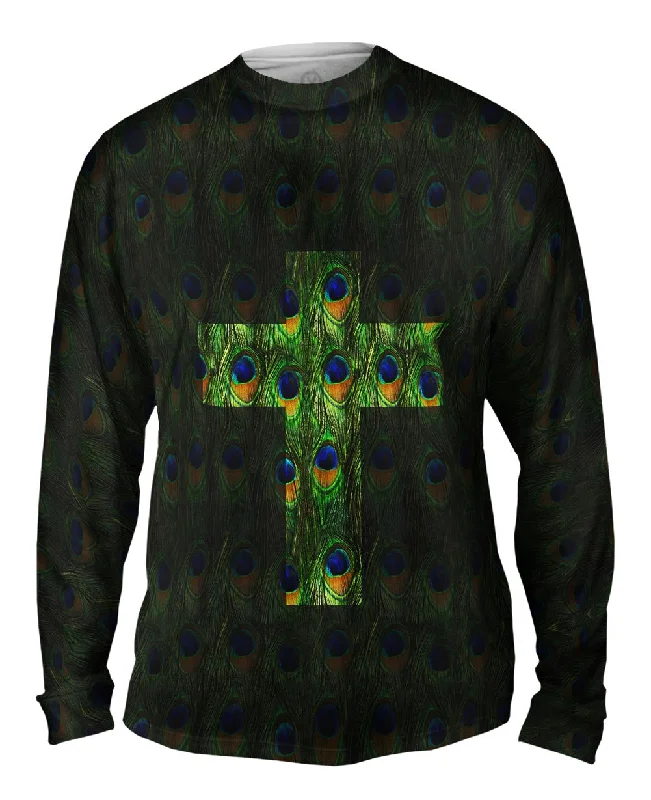 Cross Peacock Animal Skin