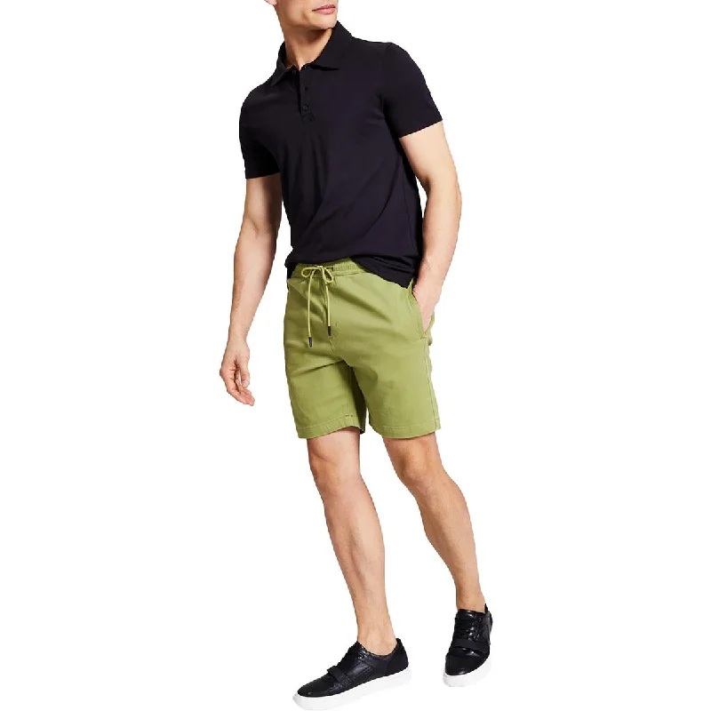 And Now This Mens Twill Solid Casual Shorts