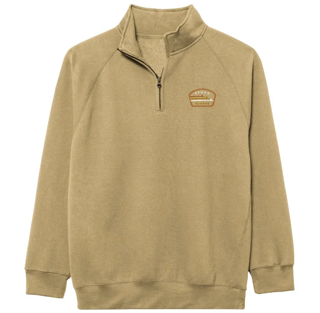 Men's Stone Harbor Benchmark Quarter Zip - Vegas Gold