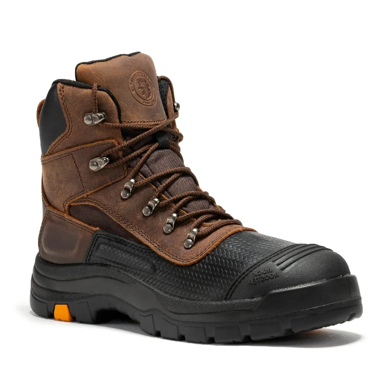 Chic Minimalism ROCKROOSTER Sedona 6 Inch Waterproof Steel Toe Leather Work Boots AK216