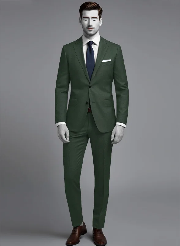 Napolean Green Wool Suit