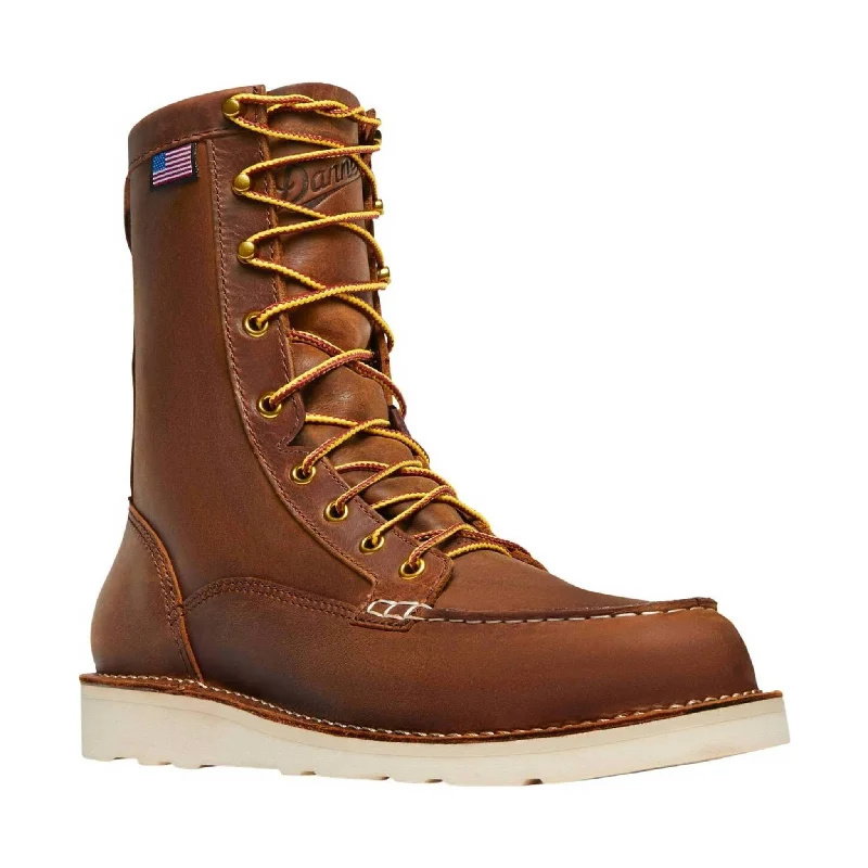 Subdued Elegance Danner Men's Bull Run 8 Inch Moc Soft Toe Work Boot - Tobacco