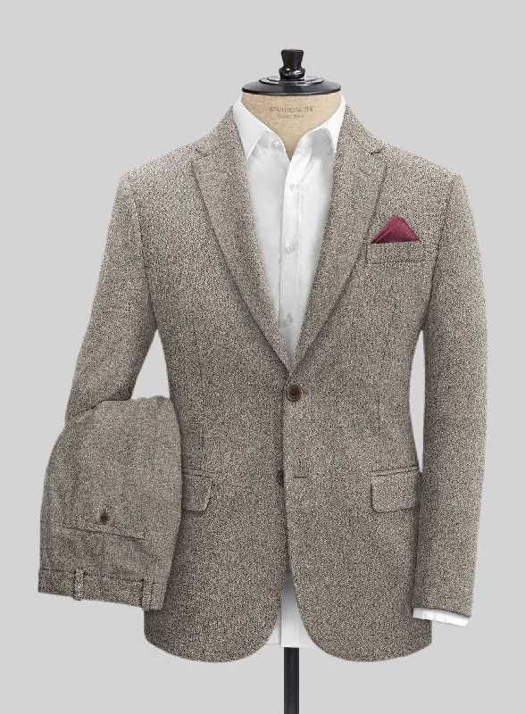 Light Weight Brown Tweed Suit