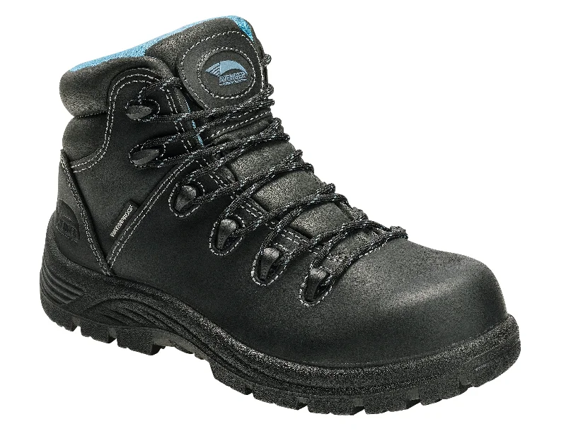 Romantic Detailing Women's Framer Black Composite Toe EH PR WP 6" Work Boot