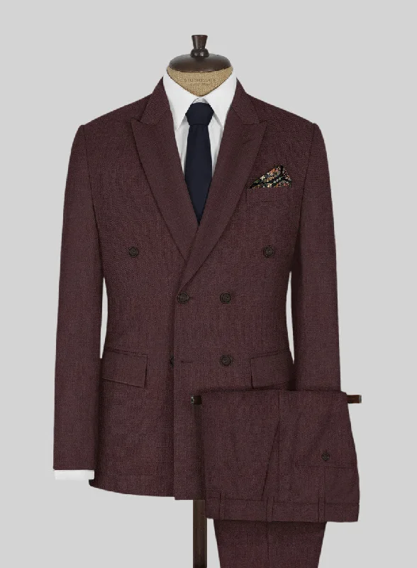 Napolean Wine Wool Suit