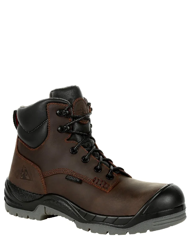 Fashion Excellence Men's Worksmart 6 Inch Composite Toe Waterproof Work Boots