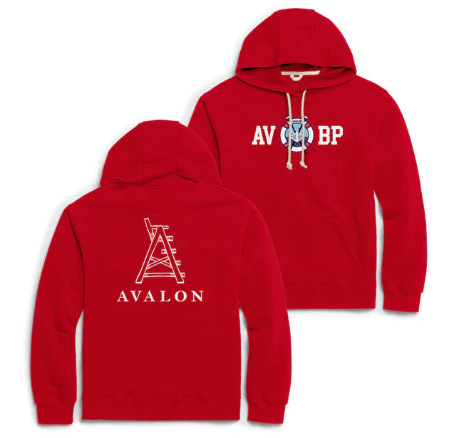 AVBP Essential Fleece Hoodie - Red Unisex