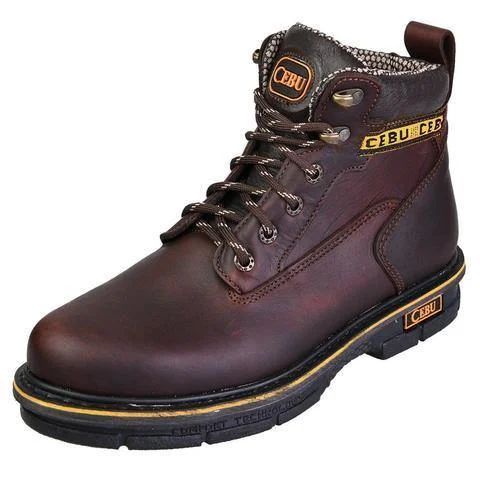 Urban Trends CEBU BMX 6" BROWN STEEL-TOE