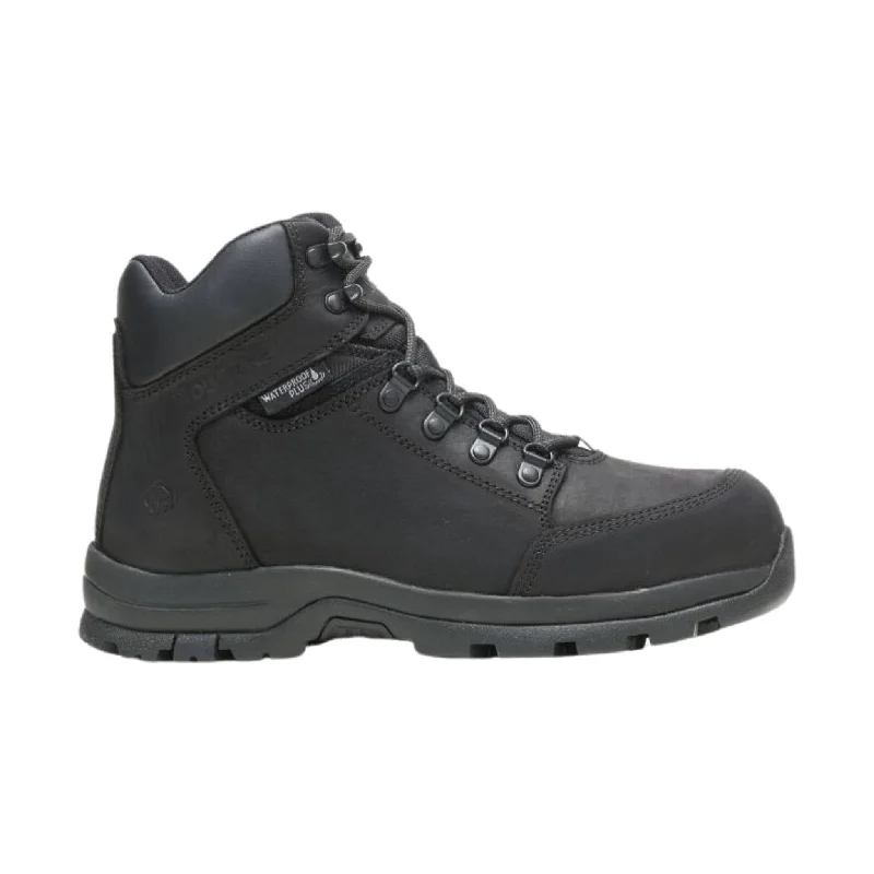 Unique Patterns Wolverine Men's Grayson Steel Toe Mid Work Boot - Black