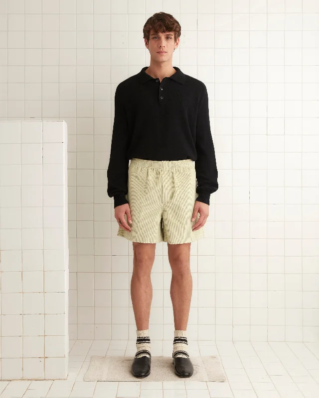 Mint Corduroy Shorts