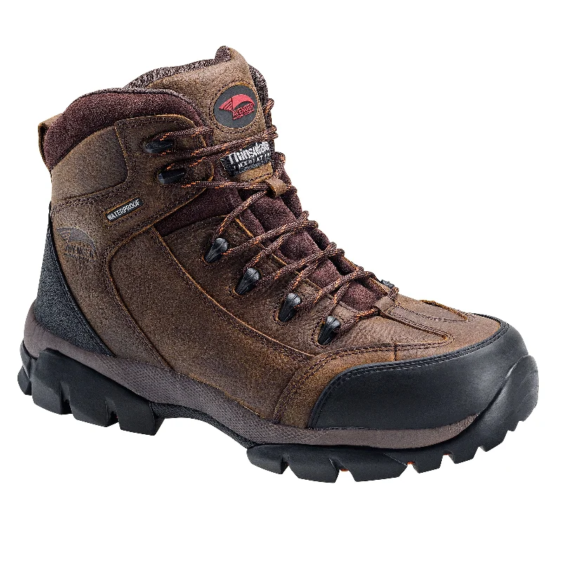 Minimal Statement Brown Soft Toe EH WP Insulated 6" Work Boot