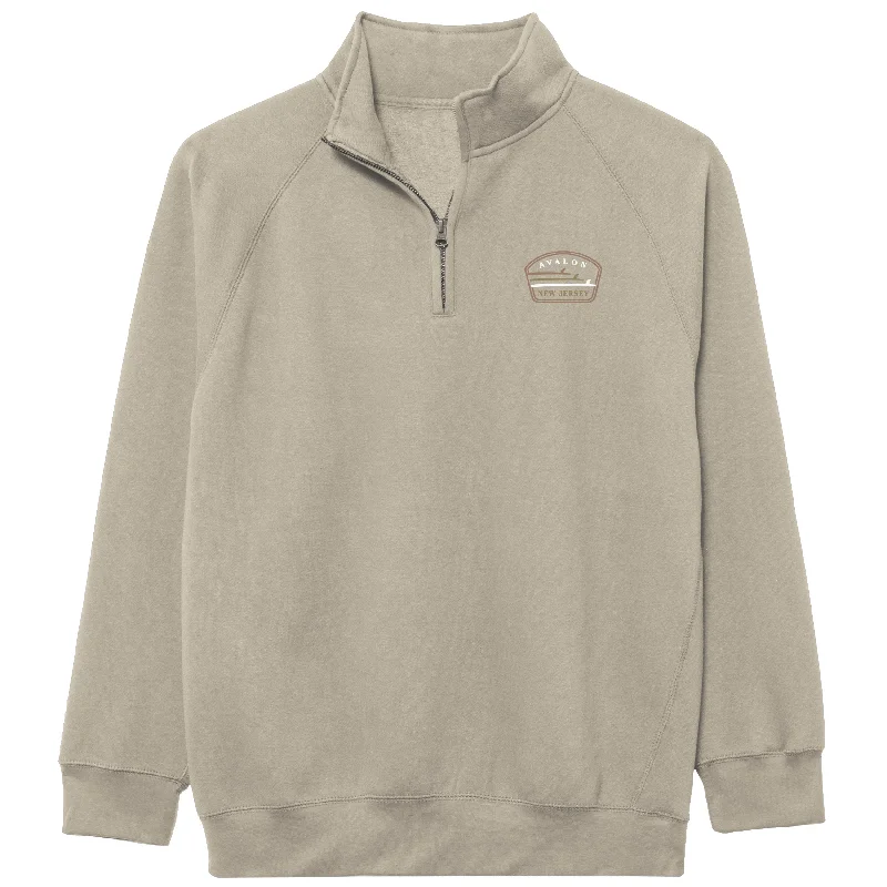 Men's Avalon Benchmark Quarter Zip - Oatmeal Heather