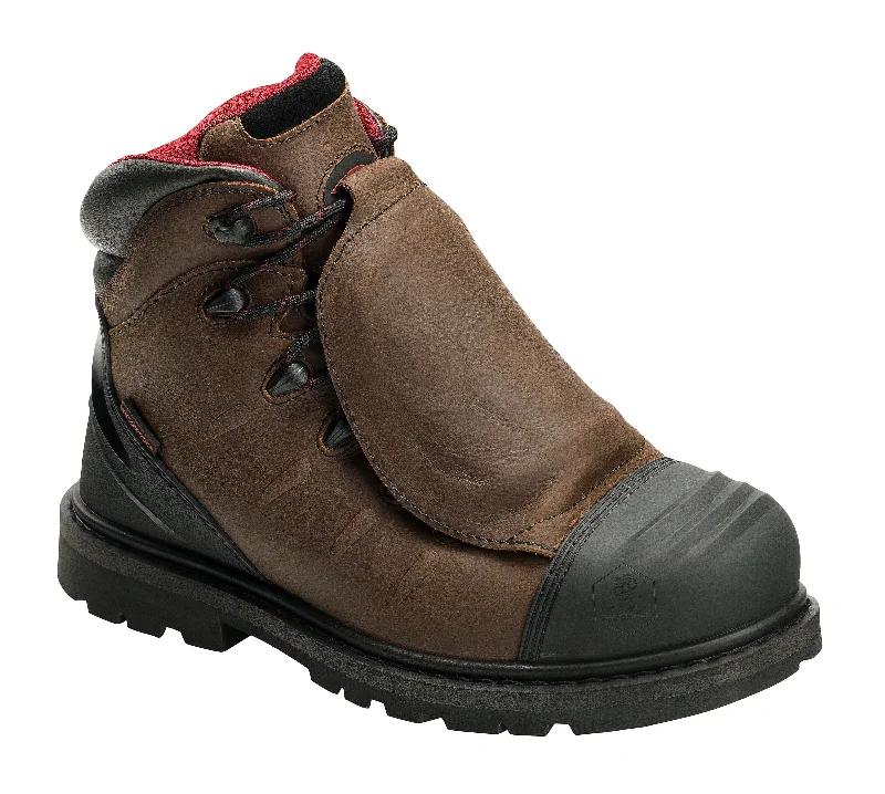 Fashionable Silhouette Hammer Brown Met Guard EH PR WP 6" Work Boot