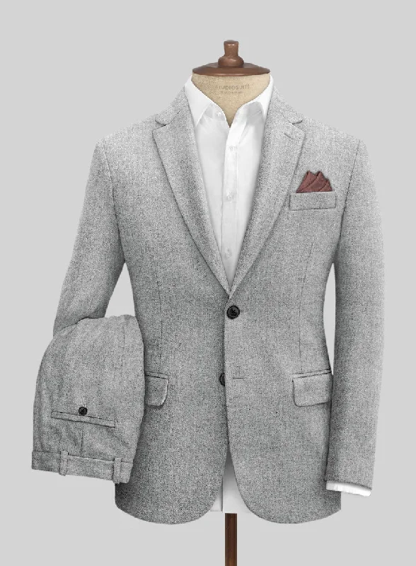 Italian Empire Gray Tweed Suit