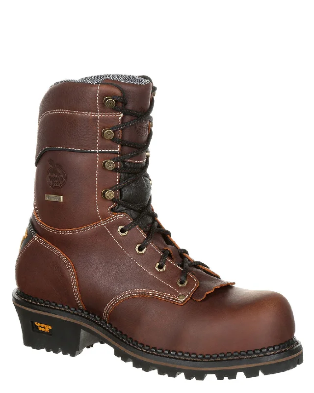 Glamorous Details Men's Amp Lt Logger Composite Toe Waterproof Work Boots