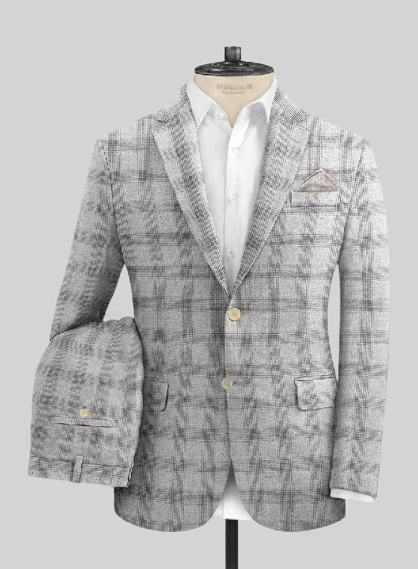 Italian Wool Silk Linen Raimundo Suit