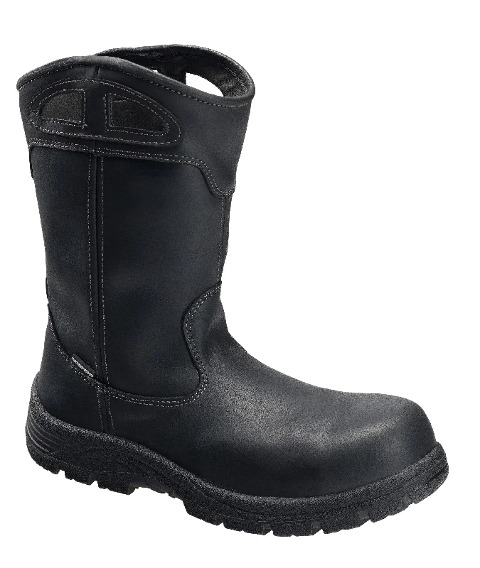 Elegant Statement Framer Black Composite Toe EH WP 11" Wellington