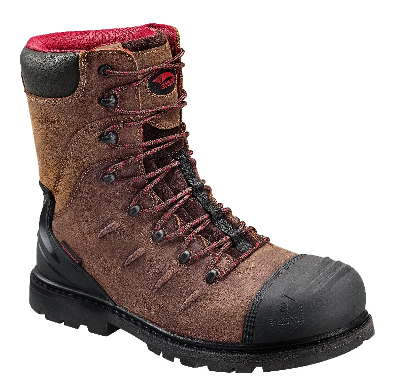 Street Style Hammer Brown Carbon Toe WP PR 8" Work Boot
