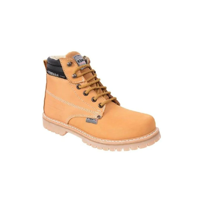 Luxury Statement MU031 Murphy Work Boots 6" Track Steel Toe Honey