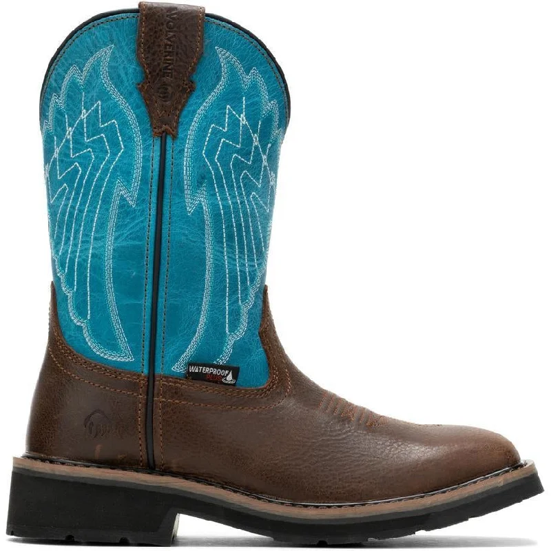 Artisanal Quality Wolverine Women's Rancher Eagle ST Wellington Work Boot -Turquoise- W231112 Artisanal Quality Wolverine Women's Rancher Eagle ST Wellington Work Boot -Turquoise- W231112