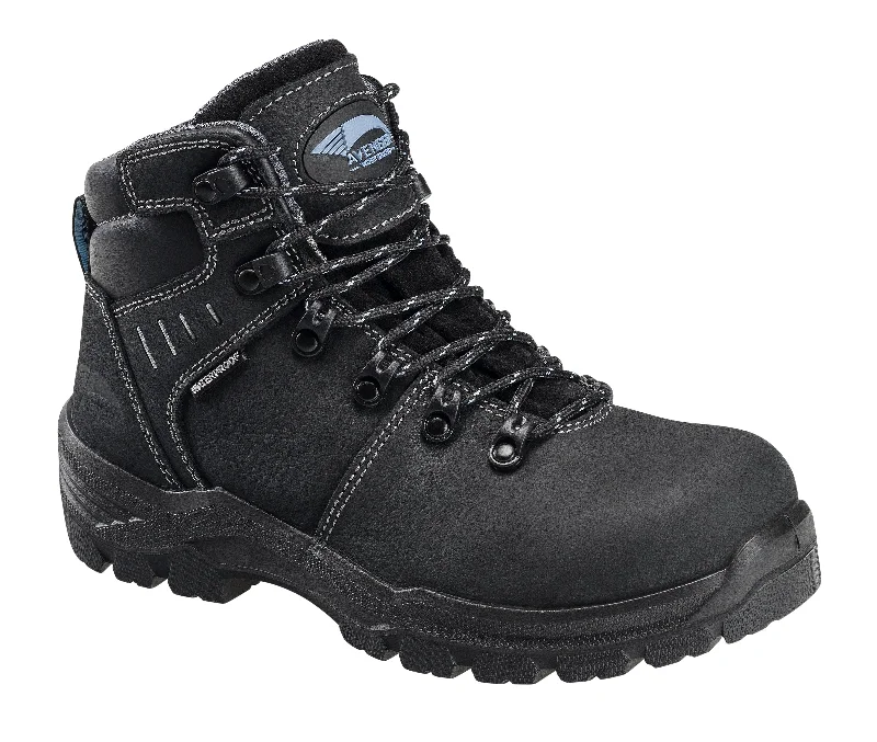 Rich Aesthetic Women's Foundation Black 6" Carbon Toe WP PR Work Boot