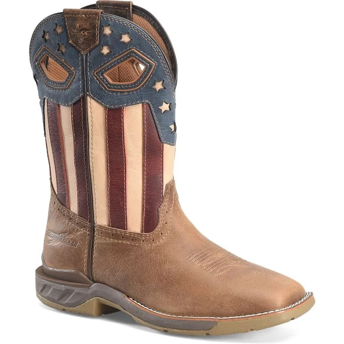 Artful Design Double H Men's 11" Phantom Rider Fortitude Square Toe Boot - Light Brown PH5005