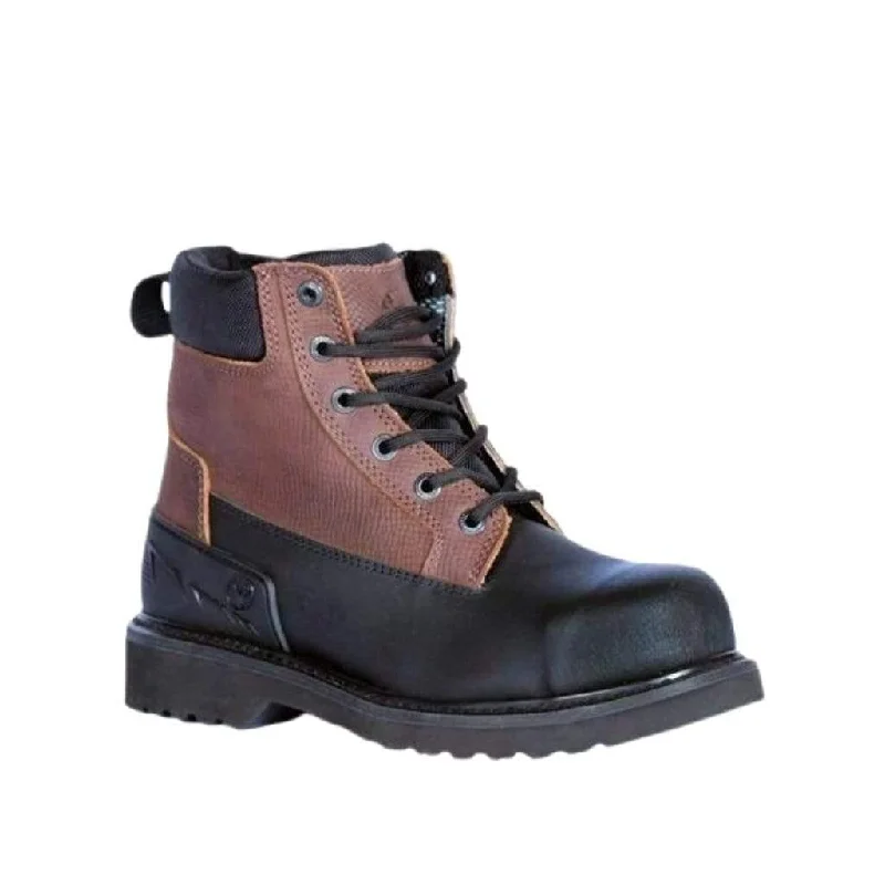 Elegant Design BE191 Berrendo Short Boot Water Resistance Steel Toe Brown