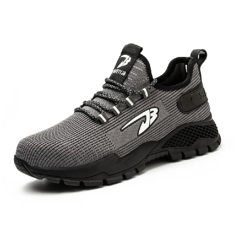 Art Deco Steel Toe Shoes for Men Women Indestructible Work Shoes Casual Safety Sneakers
