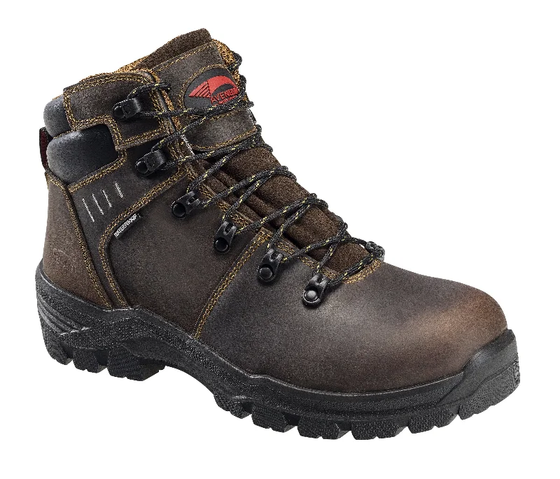 Classy Aesthetic Foundation Brown Carbon Toe EH PR WP 6" Work Boot