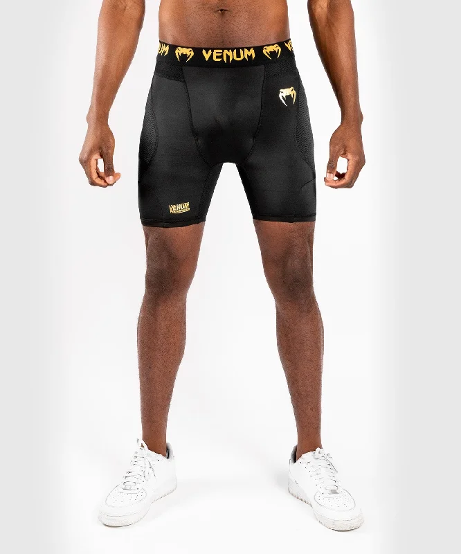 Venum G-Fit Compression Shorts - Black/Gold