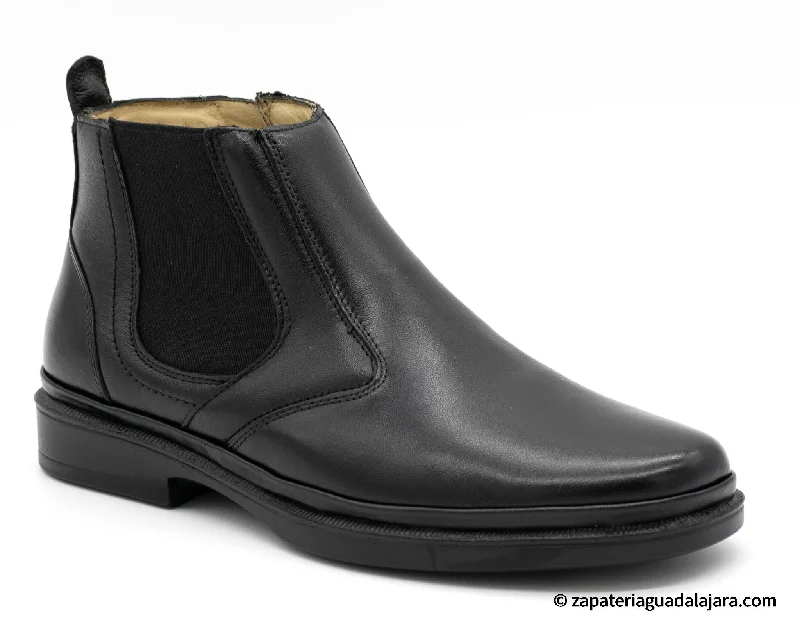 Modern Touch PA108 MEN CASUAL COMFORT BOOT BLACK