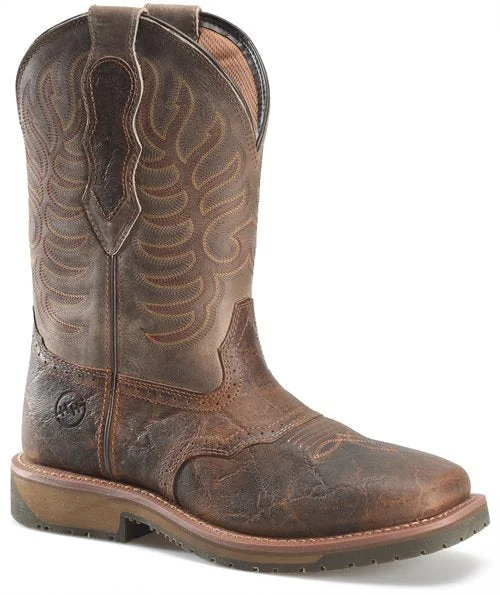 Urban Flair Double H Men's 11" Highland Roper Boot - Brown DH6144