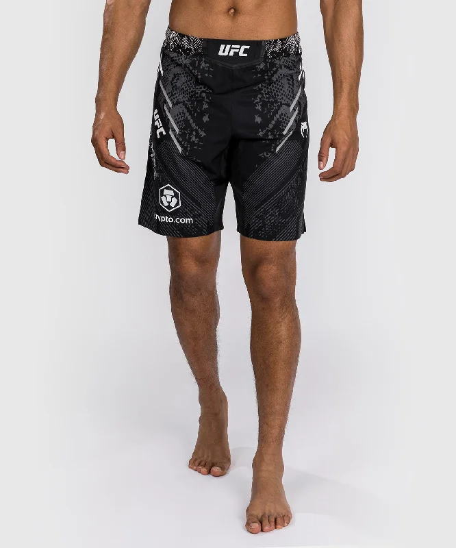 UFC Adrenaline by Venum Authentic Fight Night Men's Fight Short - Long Fit - Black