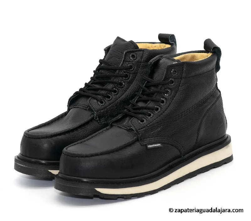 Edgy Sophistication CB-2020 5" ZZDD MOC TOE BLACK FLOATER